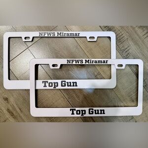Top Gun NFWS Miramar License Plate Frames